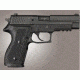 HOGUE SIG Sauer P227 DA/SA Piranha Grip G10, Solid Black, Screws And Bushings Included, Black 47139
