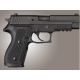 Hogue SIG Sauer P227 DA/SA Piranha Grip G10, Solid Black, Screws And Bushings Included, Black 47139
