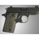 Hogue SIG Sauer P238 Checkered G-10 - G-Mascus Green 38178