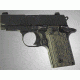 Hogue SIG Sauer P238 Checkered G-10 - G-Mascus Green 38178