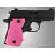Hogue SIG Sauer P238 Rubber Grip with Finger Grooves Pink 38007