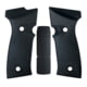 Hogue Sig Sauer P320 AXG, Palmswell Panels, Inverse Checkered, G10, Solid Black, 48159