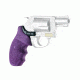 Hogue Smith &amp; Wesson Laser Enhanced Grip, Green Laser, Round Butt Rubber Monogrip, J Frame, Purple, 60986