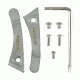 Hogue Torx Screw and Clip Kit for X5 3.5in or 4in Folder Knife, Right Hand and Left Hand Clip Included, Stainless Steel 34584