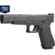 Hogue Wrapter Adhesive Grip For Glock 17, 17L, 18, 22, 24, 31, Small Frame Full Size Generation 1-2, Rubber Black, 17120