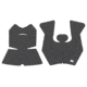 Hogue Wrapter Adhesive Grip Heavy Grit Sig P365 X-Macro, Pistol Grip, Matte Black, 18769