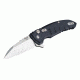 Hogue X1-Microflip 2.75in Folder Wharncliffe Blade, Tumble Finish, Alum Frame, Matte Black 24160