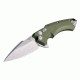 Hogue X5 Automatic Folding Knife, 4.0in, CPM 154 Stainless Steel, Spear Point Blade, Stone Tumbled, OD Green Aluminum Handle, 34551