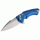Hogue X5 Folding Knife, Tumbled Blue / Aluminum, 3.5 in HO34573-EXLRSR