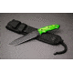 Hogue Zombie-X, Green Polymer Handle, 5.5 in. Black Plain DP HOG35175