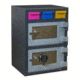 Hollon Safe Hollon 3D-2820MM-KE Triple Drop Depository Safe, Gray, Medium 3D-2820MM-KE
