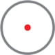 Holosun ARO Advanced Rifle Optic 1x22mm Reflex Red Dot Sight, Red 2MOA Dot Reticle, Black, ARO-RD2