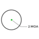 Holosun EPS Carry Enclosed Pistol Sight, 2 MOA, Green Reticle, Black, EPS-CARRY-GR-2