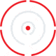 Holosun 507 Pro Max Red 1x 1.1x0.87 in Reflex Red Dot Sight