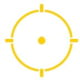 Holosun AEMS-EVO-GD 1x 1.26x0.98 in Reflex Red Dot Sight, Gold 2 MOA Dot/65 MOA Circle, Black, AEMS-EVO-GD