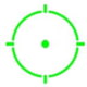 Holosun AEMS-EVO-GR 1x 1.26x0.98 in Reflex Red Dot Sight, Green 2 MOA Dot/65 MOA Circle, Black, AEMS-EVO-GR