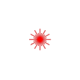 Holosun Rail Mounted Laser Sight, Single Red Laser, Black, RML-RD