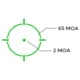 Holosun Ronin Advanced Enclosed Reflex Micro Green Dot Sight, 1x1.57x1.18, Multi Reticle, Black, RONIN-AEMS-MAX-GR