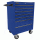 Homak 27in Professional Rolling Cabinet w/ 7 Drawers, Blue BL04072601