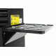 Homak 27in Professional Side Folding Shelf - Black BK08032601