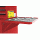 Homak 27in Professional Side Folding Shelf - Red RD08032601