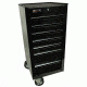 Homak 41in Side Cabinet Add-On w/ 7 Drawers, Black BK08041071