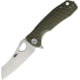 Honey Badger Knives Warncleaver Linerlock Folding Knife, 2.75" satin finish 8Cr13MoV stainless blade, Green textured GRN handle, HB1047