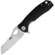 Honey Badger Knives Warncleaver Linerlock Folding Knife, 2.75" satin finish D2 tool steel blade, Black textured GRN handle, HB1167