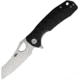 Honey Badger Knives Warncleaver Linerlock Folding Knife, 3.13 satin finish 8Cr13MoV stainless blade, Black textured GRN handle, HB1038
