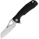 Honey Badger Knives Warncleaver Linerlock Folding Knife, 3.13" satin finish 8Cr13MoV stainless blade, Black textured GRN handle, HB1038