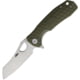 Honey Badger Knives Warncleaver Linerlock Folding Knife, 3.13" satin finish 8Cr13MoV stainless blade, Green textured GRN handle, HB1040