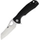 Honey Badger Knives Warncleaver Linerlock Folding Knife, 3.63" satin finish 8Cr13MoV stainless blade, Black textured GRN handle, HB1031