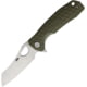 Honey Badger Knives Warncleaver Linerlock Folding Knife, 3.63" satin finish 8Cr13MoV stainless blade, Green textured GRN handle, HB1033
