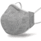 Honeywell Dual Layer Face Cover with 8 Replaceable Filters, Light Gray, RWS-50107