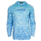 Hook &amp; Tackle Mens Fish Shadows UV Fishing Hoodie, M013970H-214-S