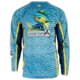 Hook &amp; Tackle Mens Mahi Scales L/S UV Fishing Shirt, M0135016L-425-2XL