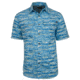 Hook &amp; Tackle Mens Marlin Camo UV Vented Fishing Shirt, M01075S-217-2XL