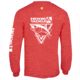 Hook &amp; Tackle Mens Tuna Triangle L/S UV Fishing T-Shirt, M013990L-530-XL