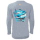 Hook &amp; Tackle Mens Wahoo Pentagon L/S UV Fishing Shirt, M013995L-600-M