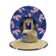 Hook &amp; Tackle Sails &amp; Stripes Straw Hat, M015016-060-M/L