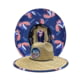 Hook &amp; Tackle Sails &amp; Stripes Straw Hat, M015016-060-M/L