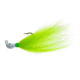 Hookup Inshore Premium Bucktail Jig, 3/8 oz, White/Green 4/0 VMC Perma Steel Hook, 115-13