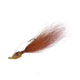 Hookup Weedless Bucktail Jig 1/4 oz, Tan/Brown, 1/0 Mustad Forged Duratin Hook, 113-14
