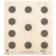 Hoppes 50 ft 11 Bulls 10 1/2x12 Target A17