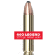 Hornady Amerian Whitetail 400 Legend 210 Grain INTERLOCK Brass Cased Rifle Ammo, 20 Rounds, 82461