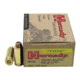 Hornady Custom 10mm Auto 155 grain eXtreme Terminal Performance Brass Cased Centerfire Pistol Ammo, 20 Rounds, 9122