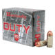 Hornady Critical Duty .40 S&amp;W 175 grain FlexLock Brass Cased Centerfire Pistol Ammo, 20 Rounds, 91376
