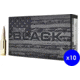 Hornady BLACK 6mm ARC 105 grain Boat-Tail Hollow Point Match Brass Cased Centerfire Rifle Ammo