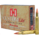 Hornady Custom Lite .270 Winchester 120 grain Super Shocked Tip Brass Cased Centerfire Rifle Ammo, 20 Rounds, 80526