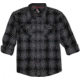 Hornady Gear Flannel Shirt - Mens, Large, Black/Gray, 32223